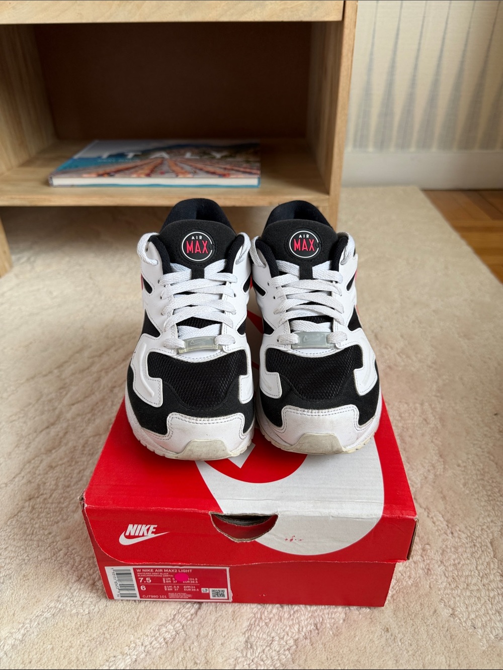 Nike Air Max 2 Light - white/red orbit/black - Picture 4 of 5